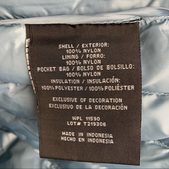 32 Degrees Heat Blue Quilted Full Zip Lightweight Puffer Vest Size Large - Picture 5 of 8